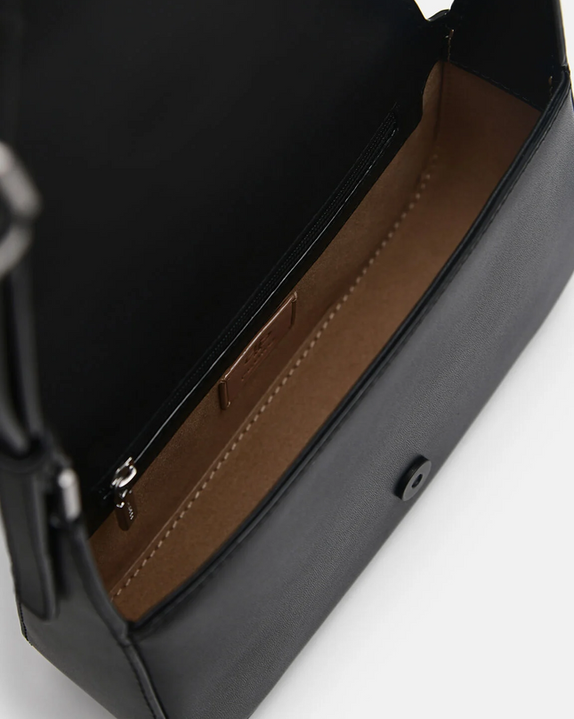PEDRO Icon Leather Shoulder Bag - Black