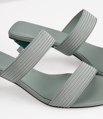 Geometric Heeled Sandals