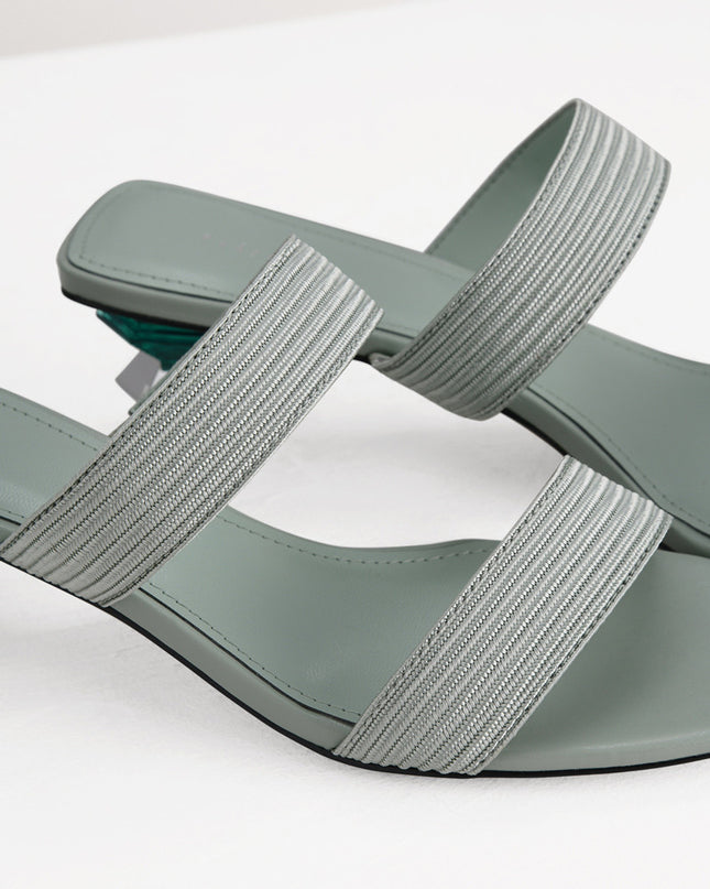 Geometric Heeled Sandals
