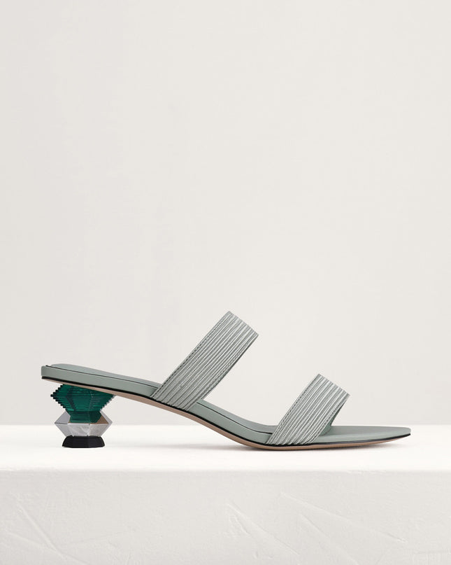 Geometric Heeled Sandals