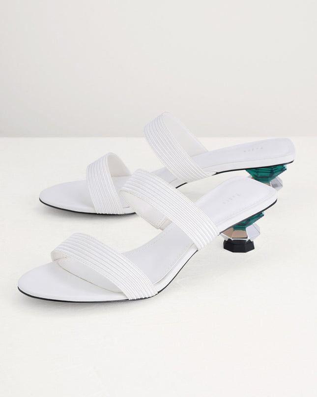 Geometric Heeled Sandals