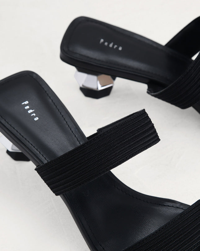 Geometric Heeled Sandals