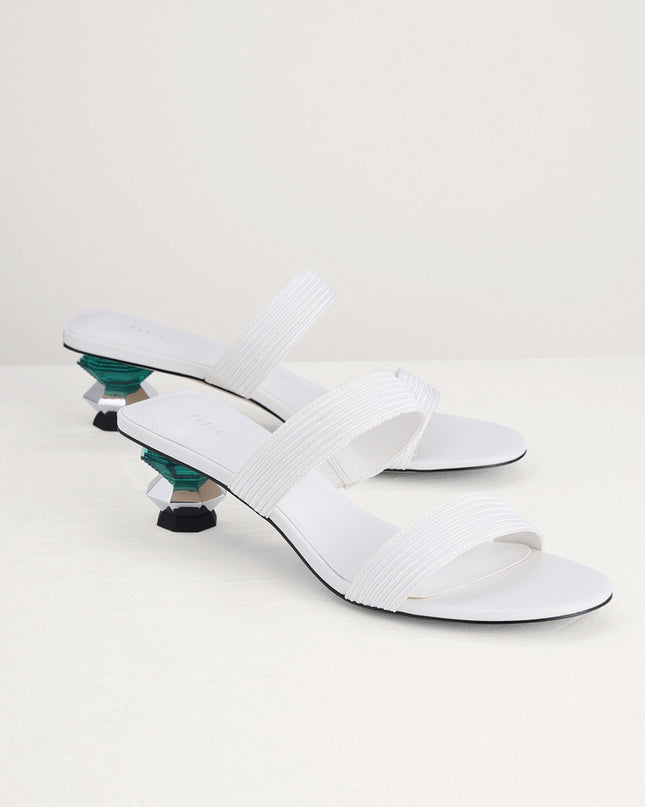 Geometric Heeled Sandals