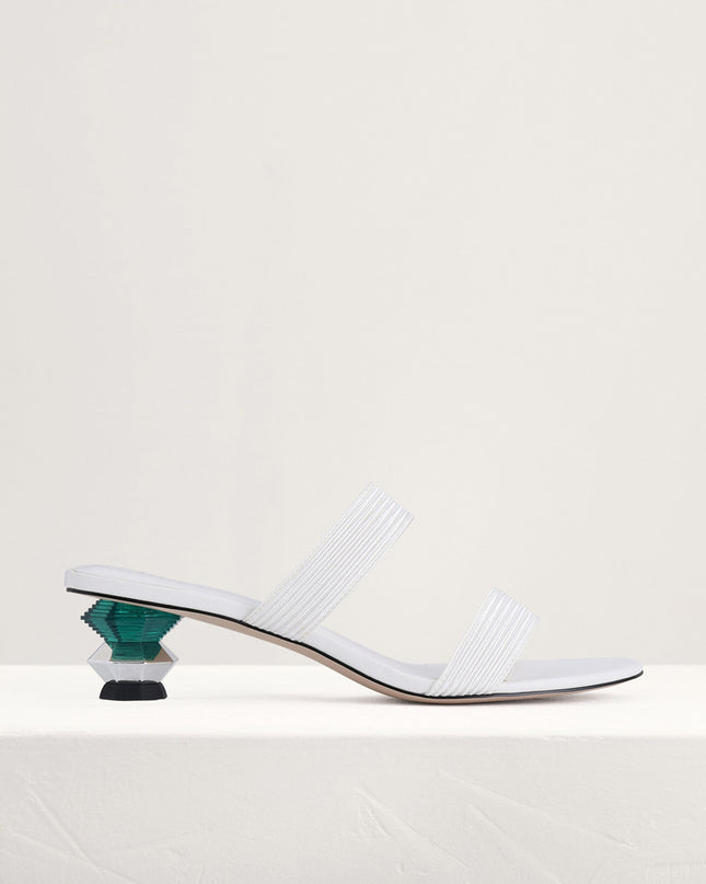 Geometric Heeled Sandals