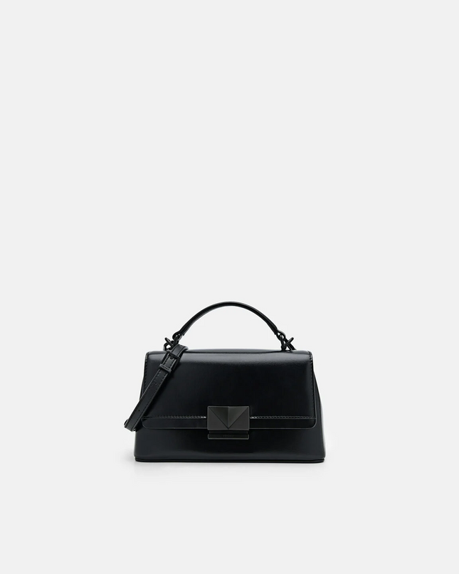 PEDRO Studio Pixel Leather Mini Shoulder Bag - Black