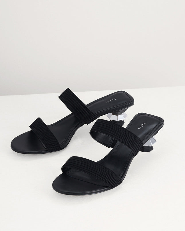 Geometric Heeled Sandals