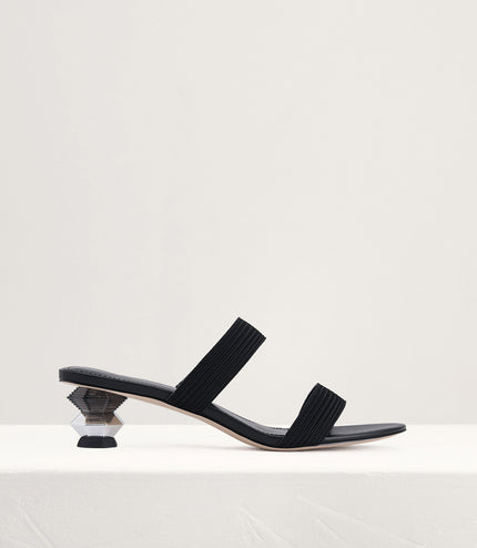 Geometric Heeled Sandals