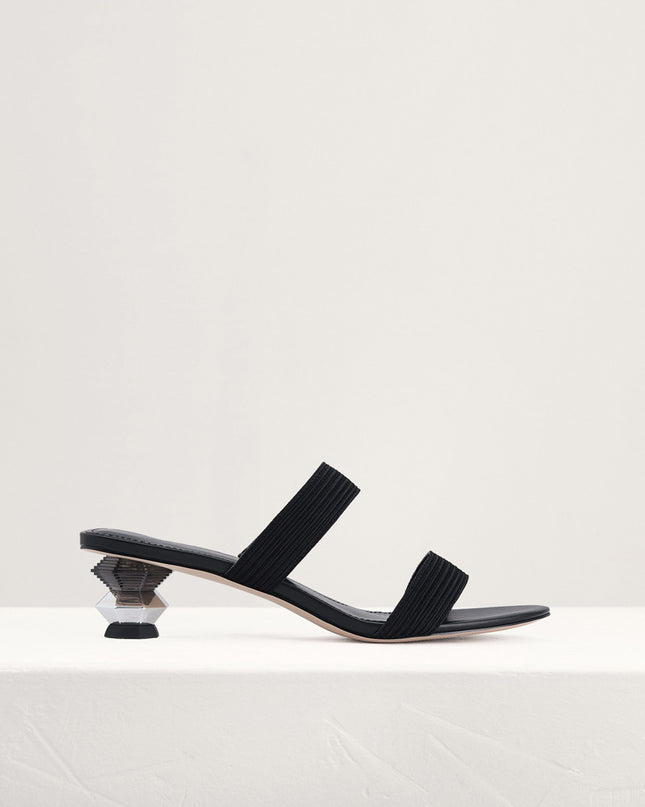 Geometric Heeled Sandals