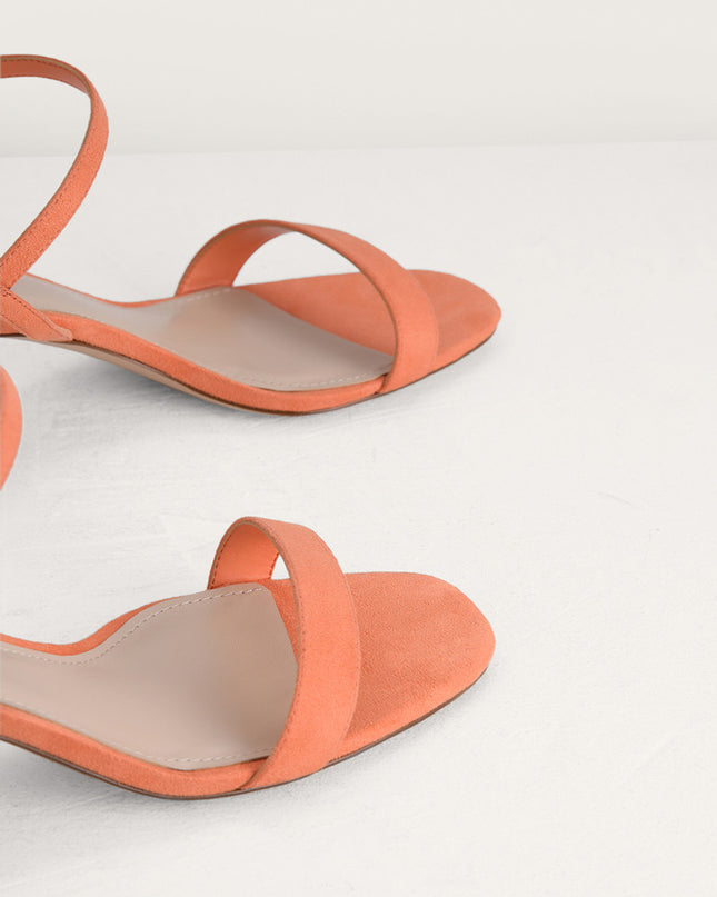 Ankle Strap Sandals with Lucite Heel