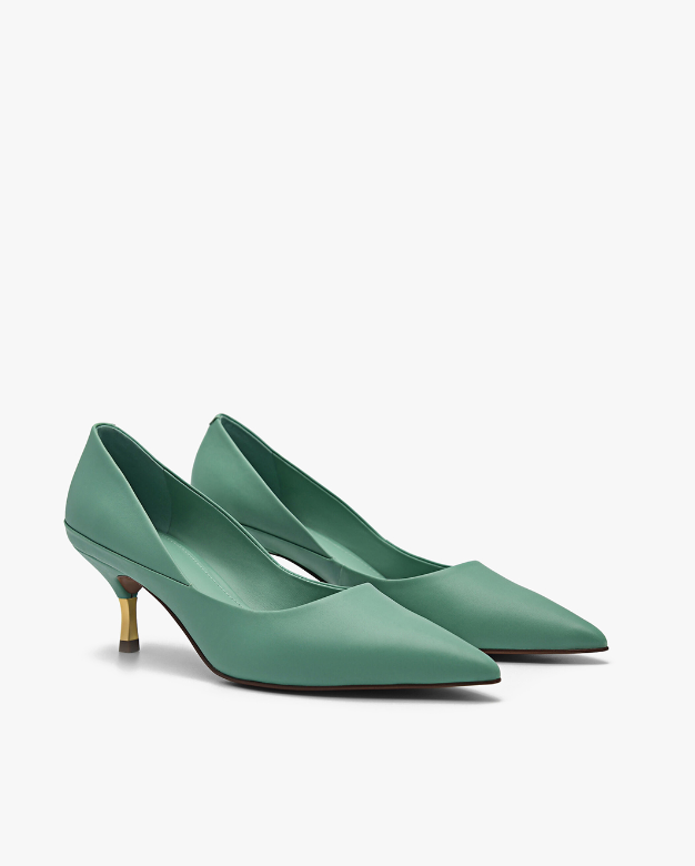 Carolyn Leather Pumps