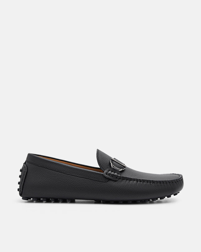 Jackson Leather Moccasins - Black