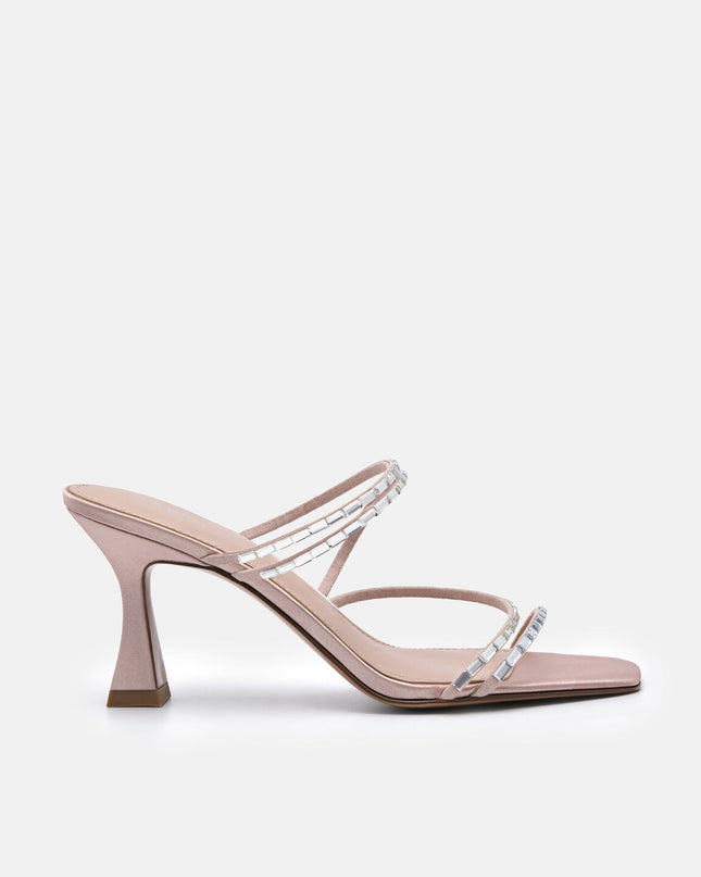 Savannah Heel Sandals - Nude