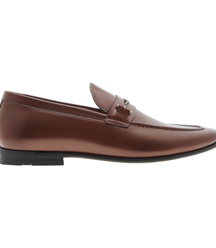 Embellished Leather Loafers