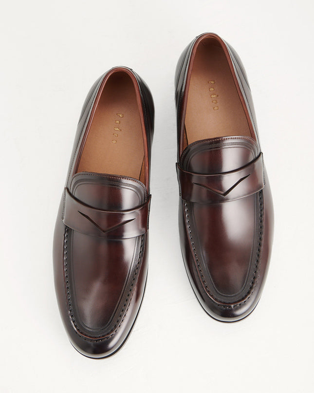 Round Toe Penny Loafers