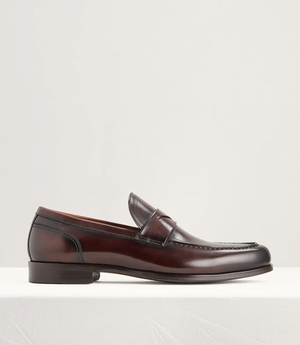 Round Toe Penny Loafers