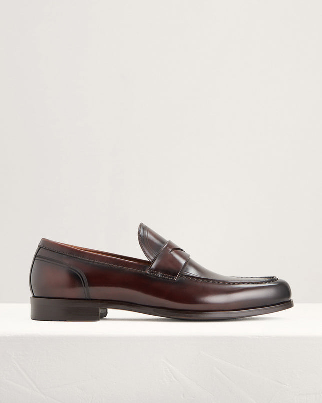 Round Toe Penny Loafers
