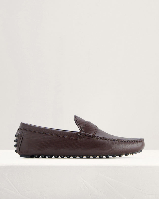 Textured Penny Moccasin