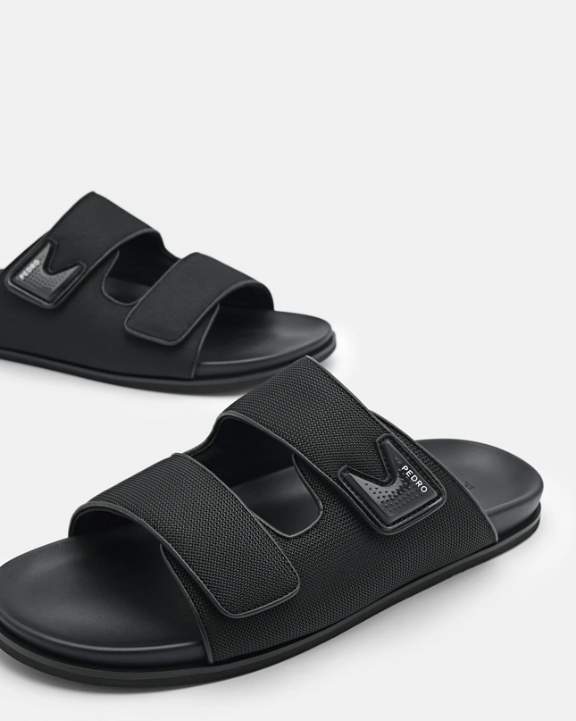 Linen Slide Sandals