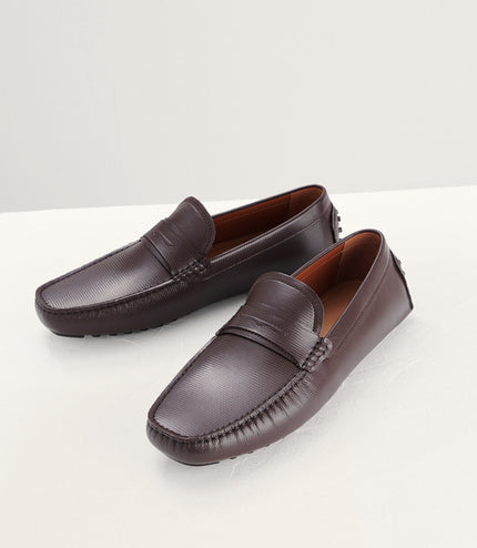 Textured Penny Moccasin