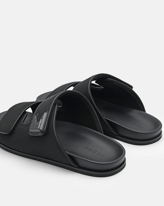 Linen Slide Sandals