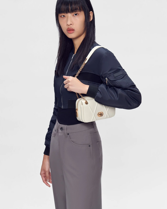 Effie Mini Shoulder Bag - Chalk