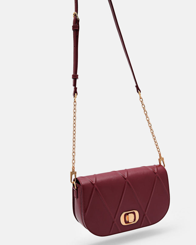 Effie Shoulder Bag - Wine