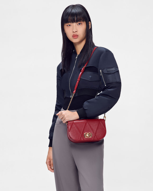 Effie Shoulder Bag - Wine