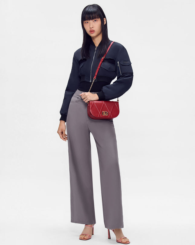Effie Shoulder Bag - Wine