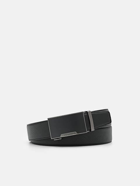 Embossed Leather Automatic Belt