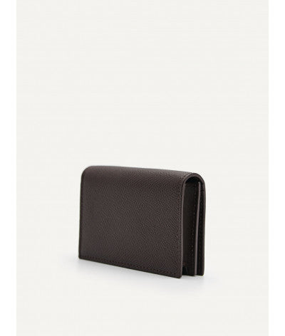 Embossed Leather Card Holder