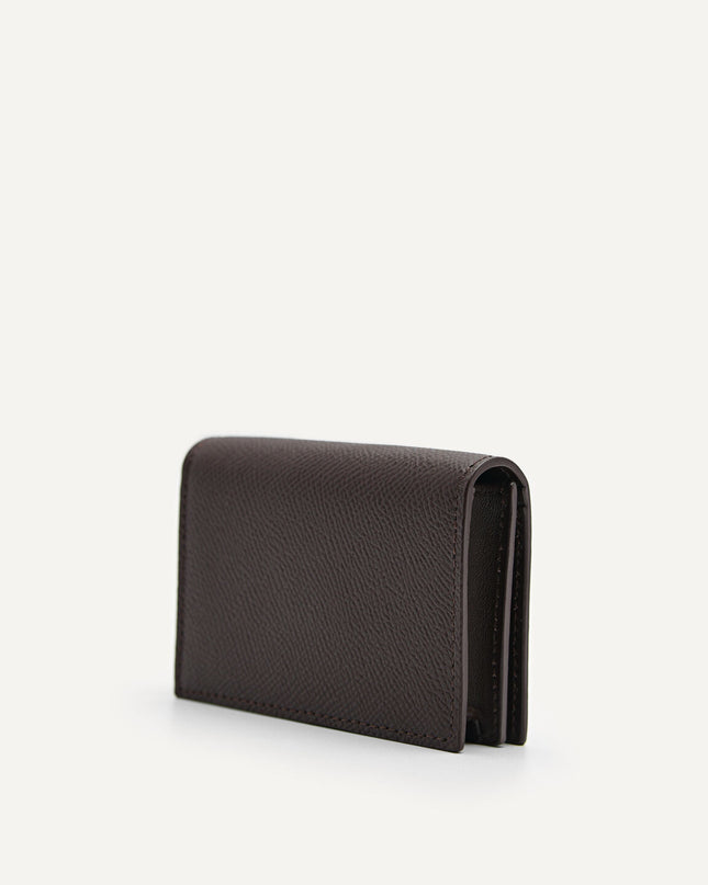 Embossed Leather Card Holder