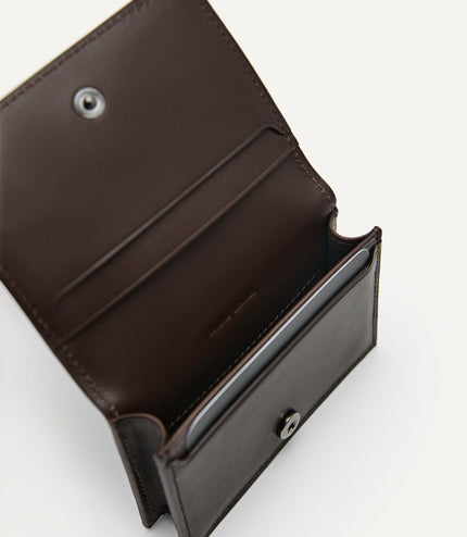 Embossed Leather Card Holder