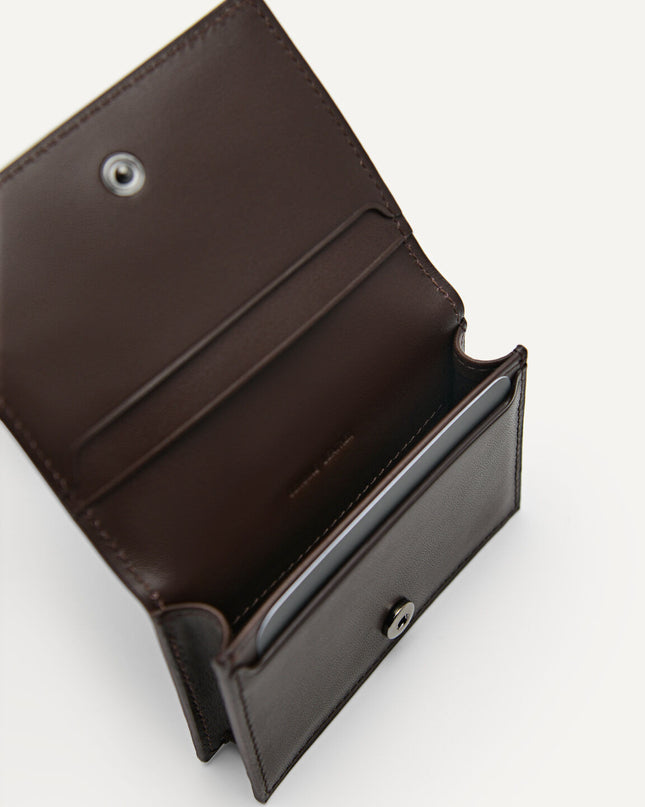 Embossed Leather Card Holder