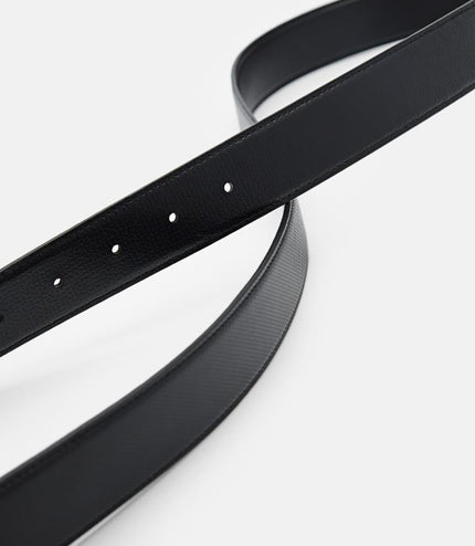 Embossed Leather Reversible Tang Belt