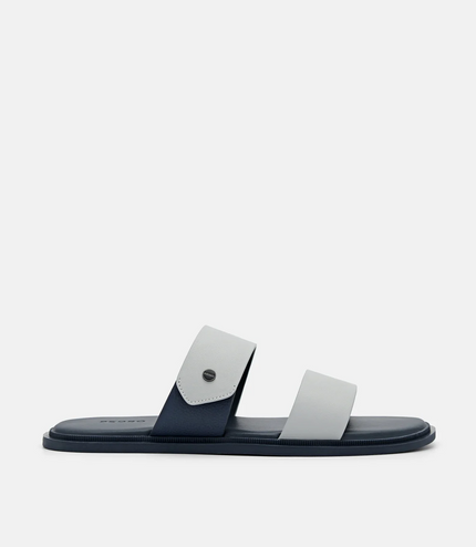 Oliver Slide Sandals - Light Grey
