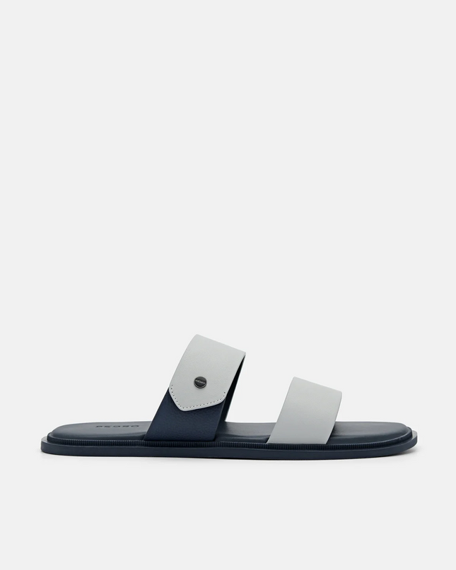 Oliver Slide Sandals - Light Grey
