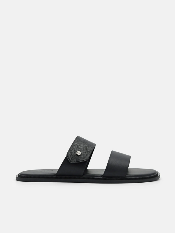Oliver Slide Sandals - Black