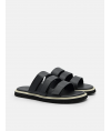 Velcro Slide Sandals - Black