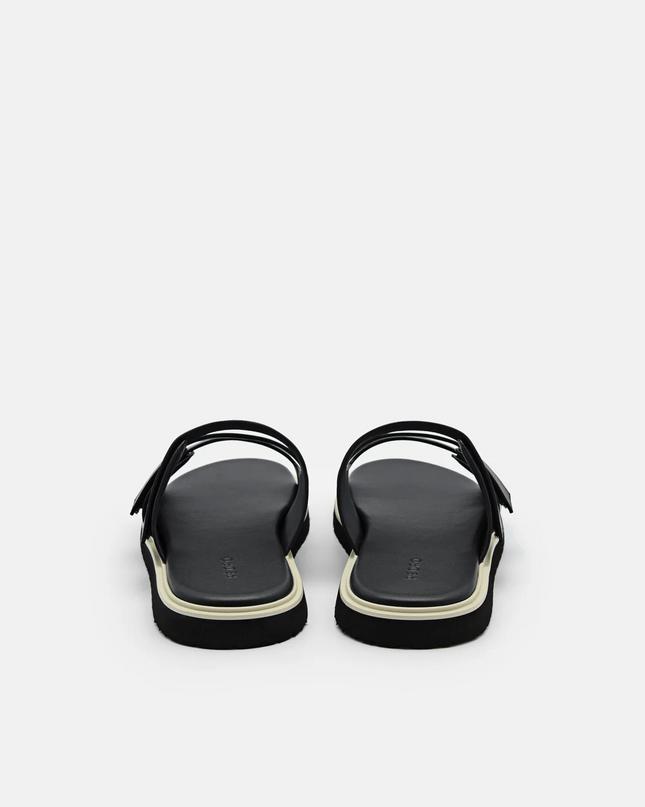 Velcro Slide Sandals - Black