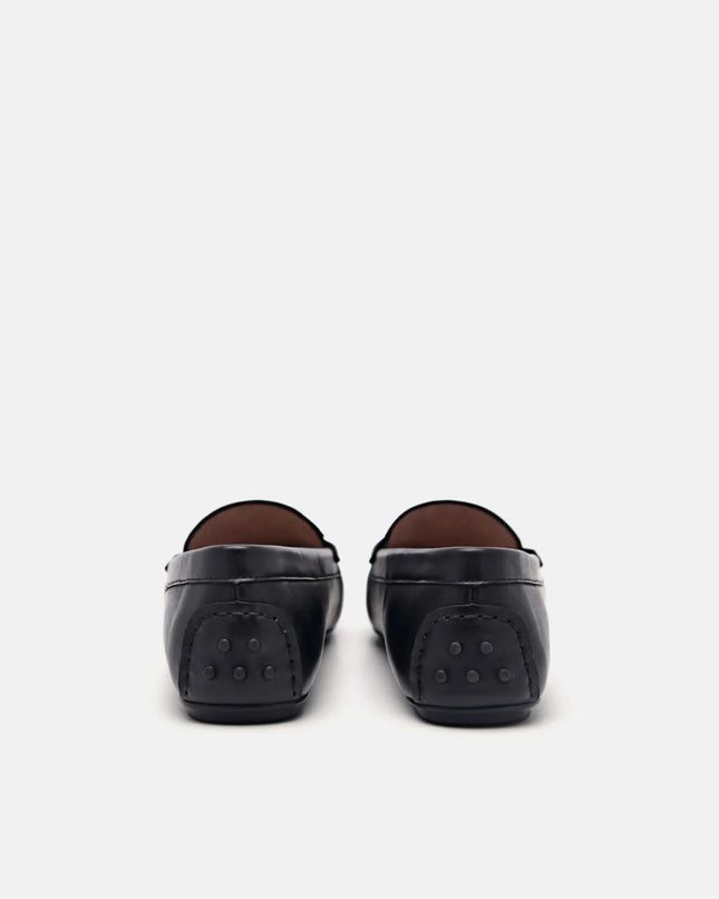 PEDRO Icon Leather Moccasins - Black