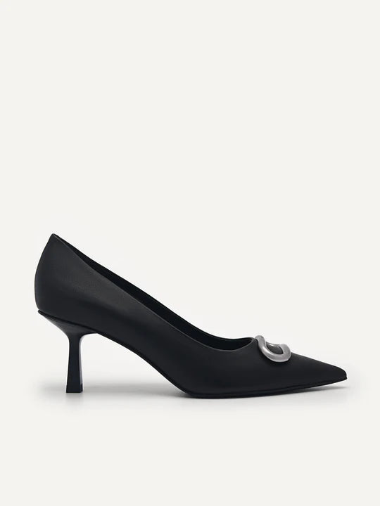 PEDRO Studio Kate Leather Pumps - Black