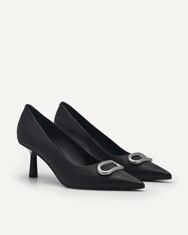 PEDRO Studio Kate Leather Pumps - Black