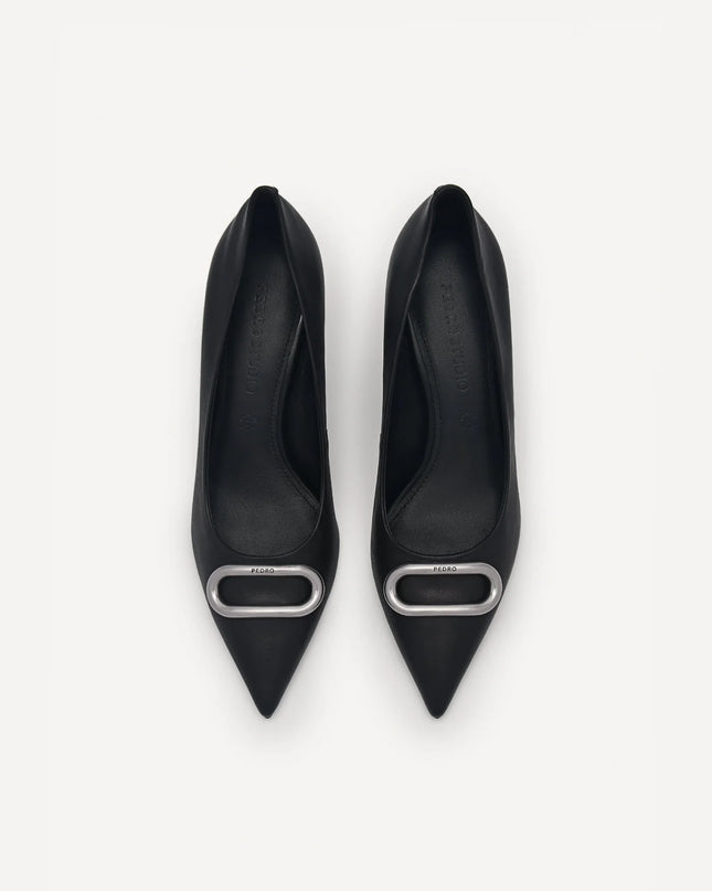 PEDRO Studio Kate Leather Pumps - Black