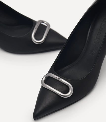 PEDRO Studio Kate Leather Pumps - Black