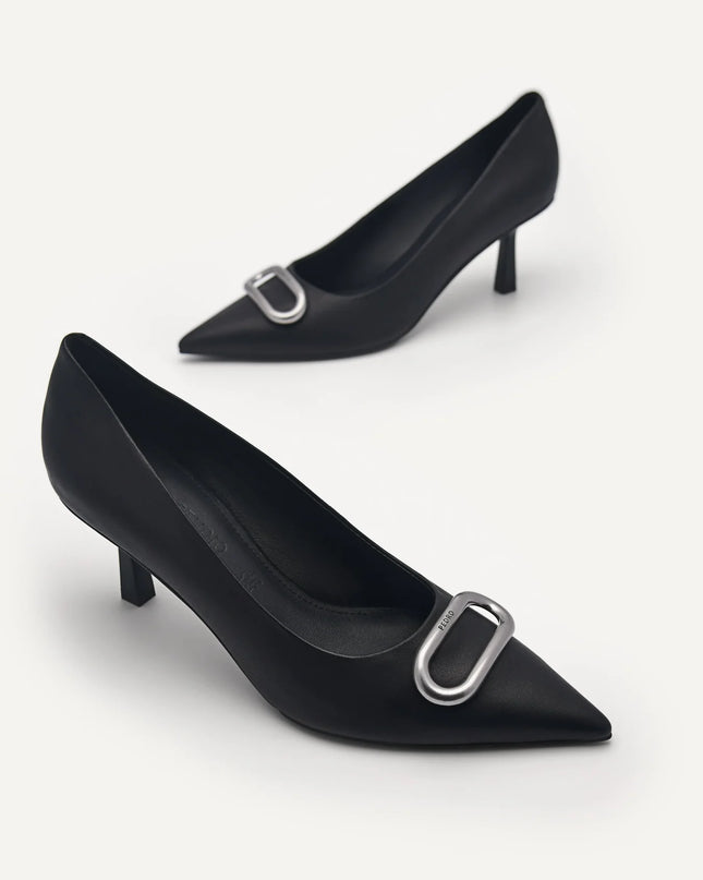 PEDRO Studio Kate Leather Pumps - Black