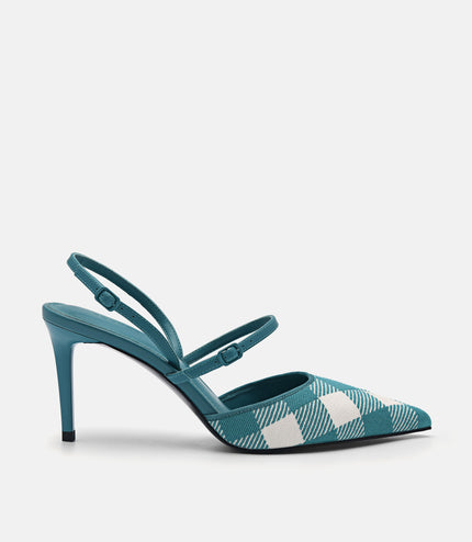 PEDRO Studio Emma Heel Pumps - Teal