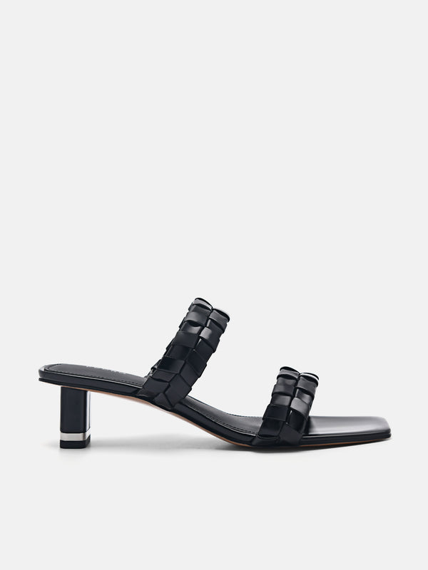 Palma Heel Sandals - Black