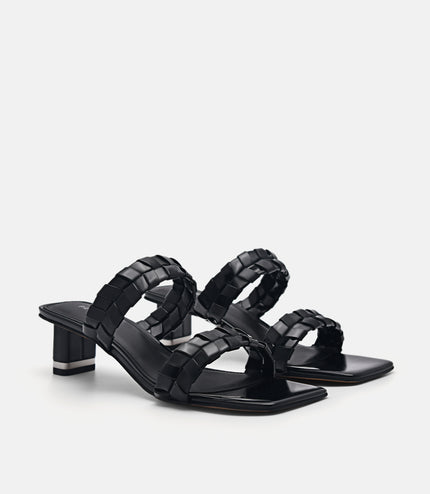 Palma Heel Sandals - Black