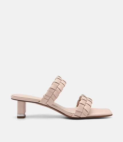 Palma Heel Sandals - Nude