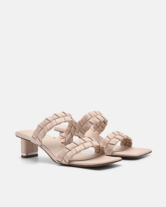 Palma Heel Sandals - Nude